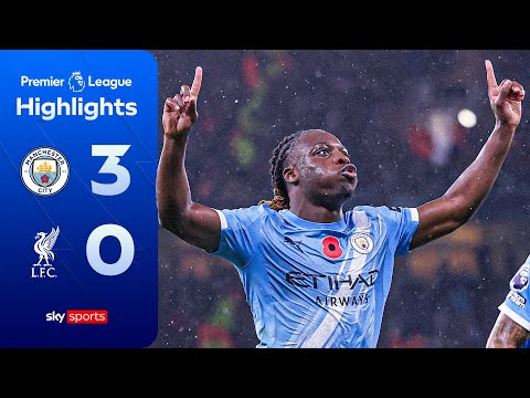 Man City dismantle the champions to go second | Man City 3-0 Liverpool | Premier League Highlights