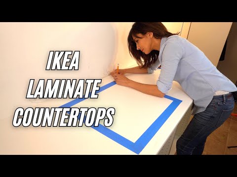 IKEA Countertops Installation | BEST Laminate Countertop Installation!