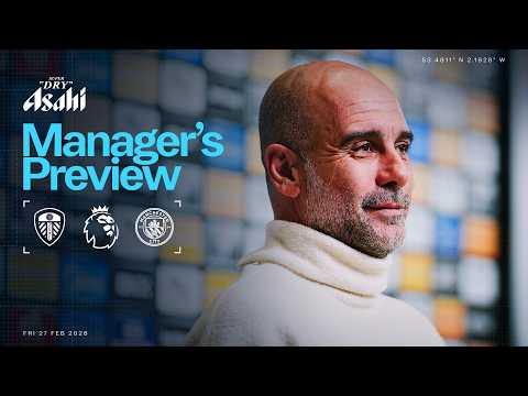MANAGER'S PREVIEW | Guardiola provides Doku fitness update | Leeds v Man City | Premier League