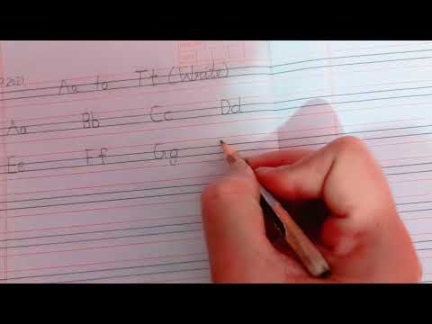 Class:-LKG Subject:-English Topic:-Letter Aa to Tt(Write)