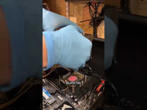 Russian computer repair shop harmed this poor #gaming #pc Intel CPU was on fire 😢 #tech #shorts