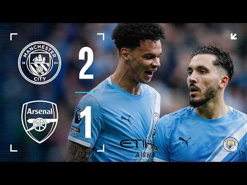 HIGHLIGHTS! Man City 2-1 Arsenal | Haaland fires City to a crucial victory | Premier League