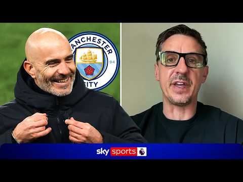 Gary Neville gives his immediate reaction to Manchester City hiring Enzo Maresca 👔