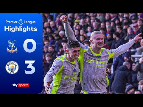 Haaland adds TWO more to his tally 🔥 | Crystal Palace 0-3 Man City | Premier League Highlights