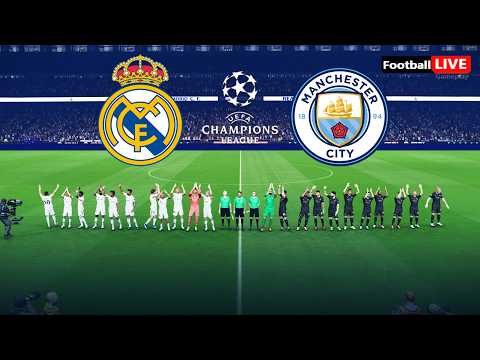 REAL MADRID vs MANCHESTER CITY - 1/8 Final UEFA Champions League 2026 | Full Match | Simulation PES