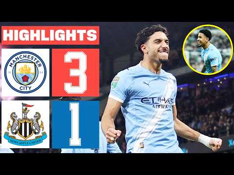 Manchester City vs Newcastle 3-1 Highlights &amp; All Goals 2026 🏆 Omar Marmoush Goal