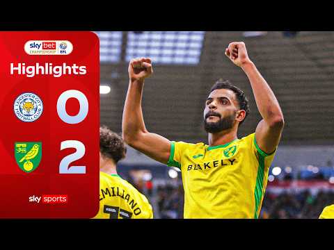 Ahmed and Slimane PUNISH relegation-threatened Foxes! | Leicester City 0-2 Norwich | EFL Highlights