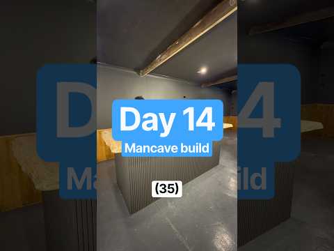 Day 14 (putting on the benchtop) Benchtop is from @nullarbortimber (not sponsored) #mancave #diy