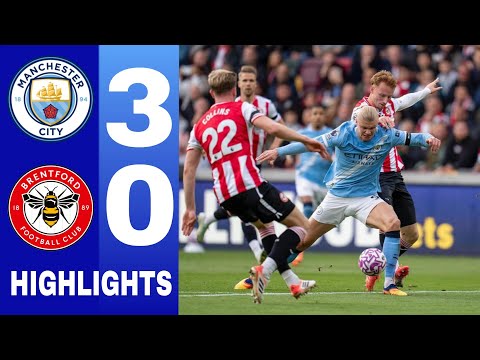 Manchester City vs Brentford Highlights Premier League  • Jérémy Doku &amp; Erling Haaland Goals