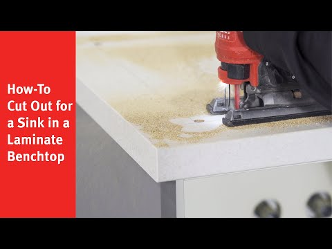 How-To Cut Out for a Sink in a Laminate Benchtop | U-Install-It Kitchens