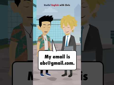 Learn English: What is your email address?