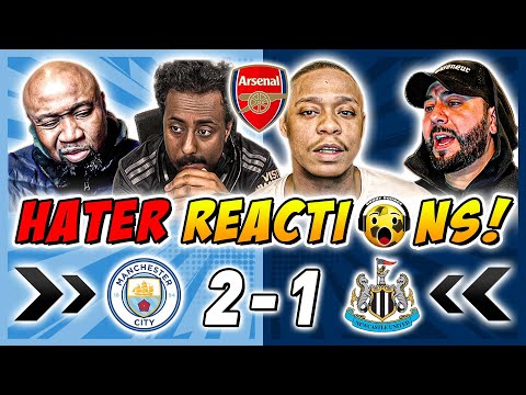 Arsenal Fans DEJECTED 😔 Reactions to Man City 2-1 Newcastle | Premier League Fan Reactions
