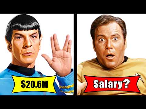 💰 Who Got RICHER from Star Trek? Cast Salaries &amp; Net Worth | Then and Now