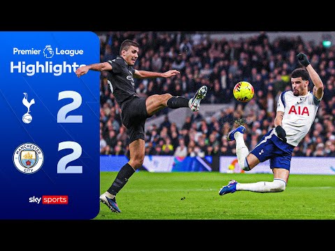 Solanke scorpion kick earns Spurs point 🦂 | Spurs 2-2 Man City | Premier League Highlights