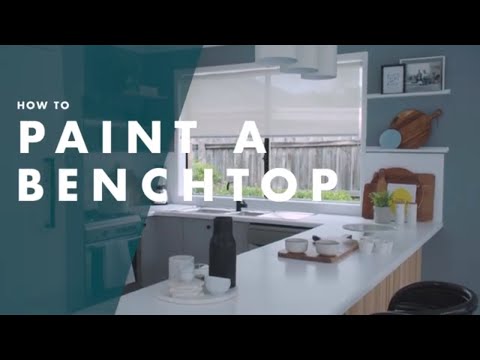 How To Paint A Kitchen Benchtop - Bunnings Warehouse