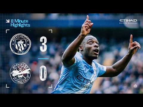 EXTENDED HIGHLIGHTS | Man City 3-0 Brentford | Doku inspires Blues to crucial victory!