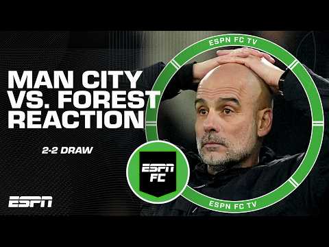Steve Nicol says Man City is defensively NOT RELIABLE 🗣️ Reaction to draw vs. Forest | ESPN FC