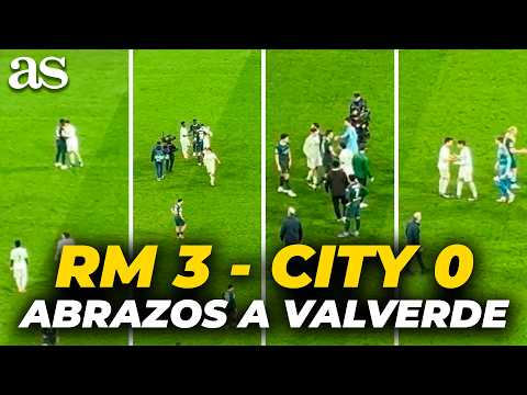 VALVERDE recibe un baño de masas tras su HAT TRICK ante el CITY | REAL MADRID 3 - MANCHESTER CITY 0