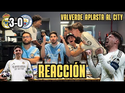 REAL MADRID 3-0 MANCHESTER CITY: REACCIÓN AL HAT TRICK DE VALVERDE QUE APLASTA AL CITY EN CHAMPIONS