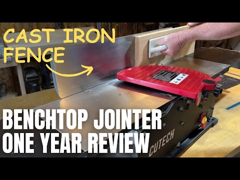 Cutech Benchtop Jointer w/ Cast Iron Fence - 1 Year Review