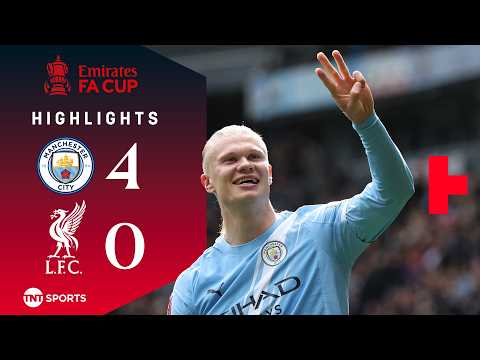 Haaland Hat-Trick Fires City To Wembley 🩵 | Man City 4-0 Liverpool | FA Cup Quarter-Final Highlights