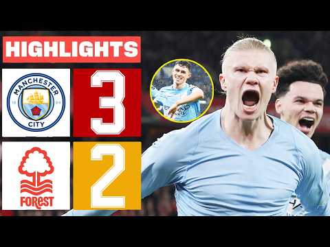 Manchester City vs Nottingham 3-2 - All Goals &amp; Highlights 2026 🔥 Erling Haaland Goal