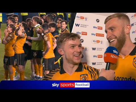 FULL-TIME SCENES and reaction as Hull City beat Millwall to seal their place in the Play-Off final 🟠