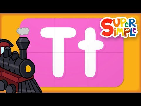 Learn Letter T | Turn &amp; Learn ABCs | ​​🌈 Super Simple ABCs