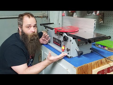 A look at the King Industrial (Cutech/Wahuda) 8" Benchtop Jointer