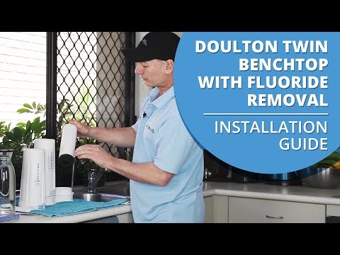 How to install Doulton Ultracarb 10" Twin Benchtop Water Filter with Fluoride Removal